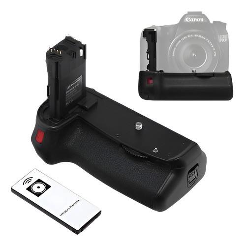 Bg-e14 Portapilas Agarre Lp-e6 + Ir Control Remoto Para La C 0