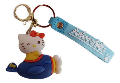 Llavero Hello Kitty De Silicona 0