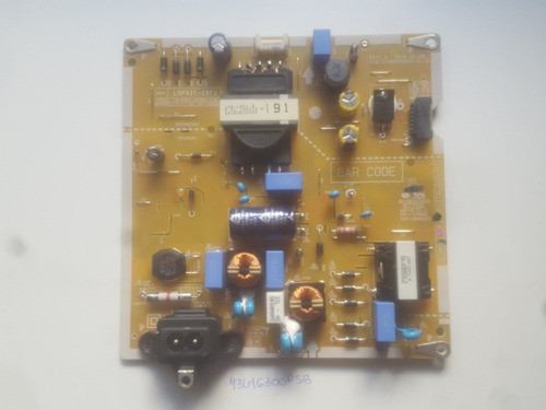 Placa Fuente LG 43lm6300 0