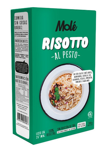 Risotto Al Pesto - Mole - 200gr - Bubu 0