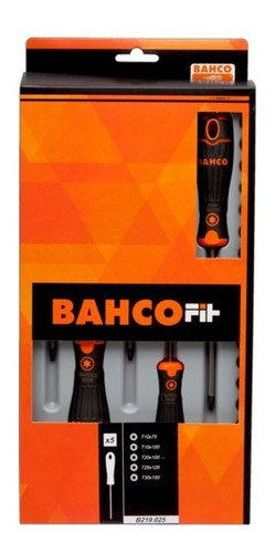 Destornilladores Bahco Torx 5 Unidades 0