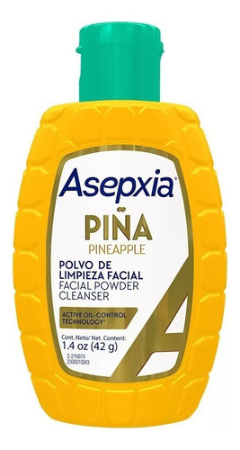Asepxia Piña Polvo De Limpieza Facial X42 G 0