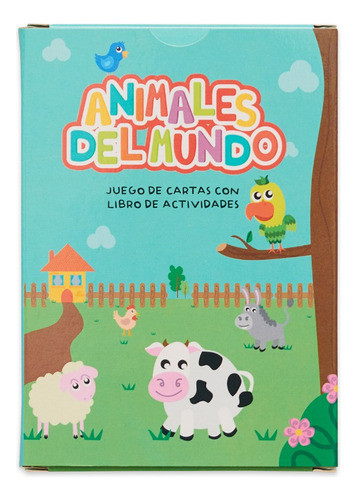 Juego De Cartas Didacticas Animales Del Mundo Para Aprender 0