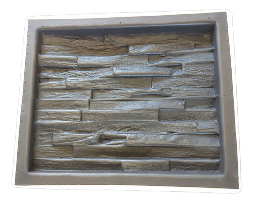 Molde Piedra Serrana De Goma Con Base Plastica 0