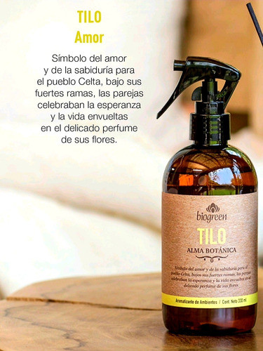 Aromatizante Biogreen Tilo + Gatillo 0