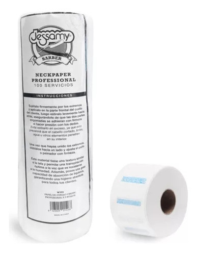 Papel Cuello Creppe X 5 Rollos Jessamy Barber 0