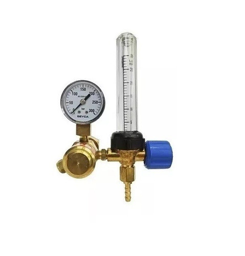 Regulador P/ Argon C/ Caudalimetro Liga Val-357 Autoregulada 0