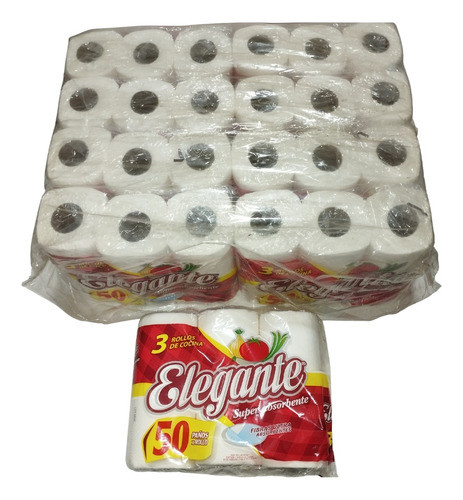 Rollo De Cocina Elegante 50 Paños X 24 Unidades 0