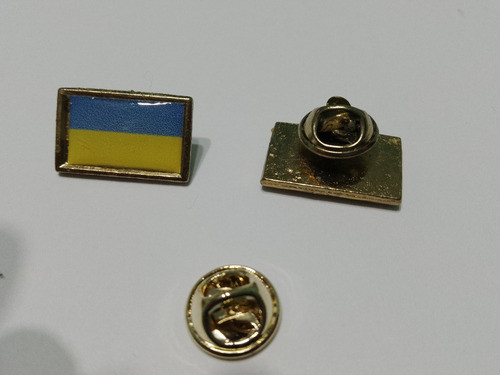 Pins Bandera Ucrania De 2 Cms X 2 Unidades 0