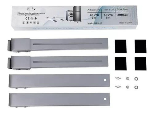 Base Móvil Metal Plataforma De Lavarropa Heladera Cocina Gs 0