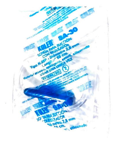 Sondas De Aspiracion Koler K30 Con Regulador X100 Unidades 0