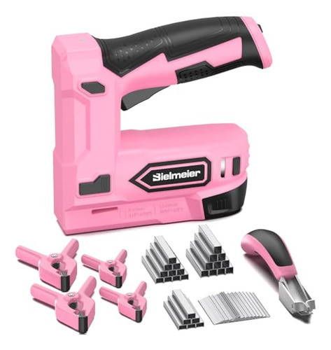 Pistola De Grapas Inalámbrica Rosa, Pistola De 0