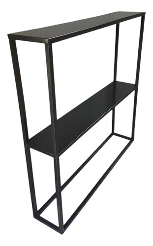 Recibidor Mesa Auxiliar Hierro Y Chapa 80x20x90h 0