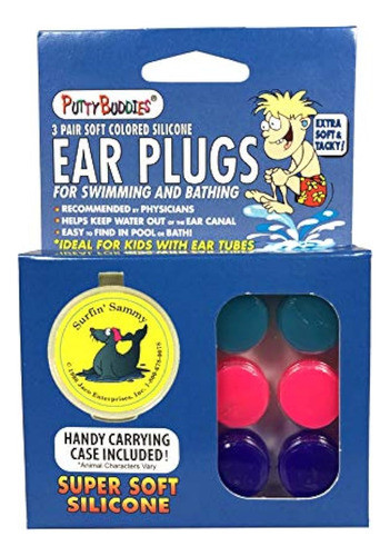 Putty Buddies Tapones Para Los Oídos De Natación Originales 0