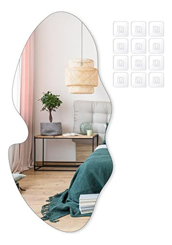 Qunclay Espejo Irregular Acrílico Para Decoración 0