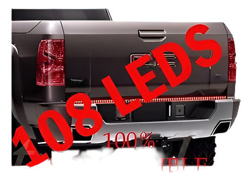 60  Led Portón Trasero Cola Luz Barra Tira Carro Pick Up Cor 0