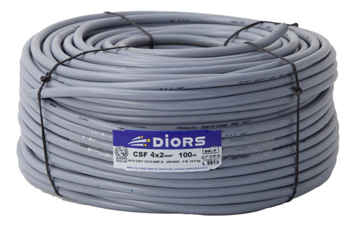 Cable Superplástico Gris - 4 X 6 0