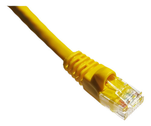 Axiom 25ft Cat5e 350mhz Patch Cable Molded Boot (amarillo) 0