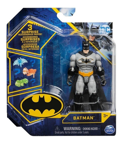 Muñeco Batman Juguetes 10cm Spin Master Dc Figura Juguete 0