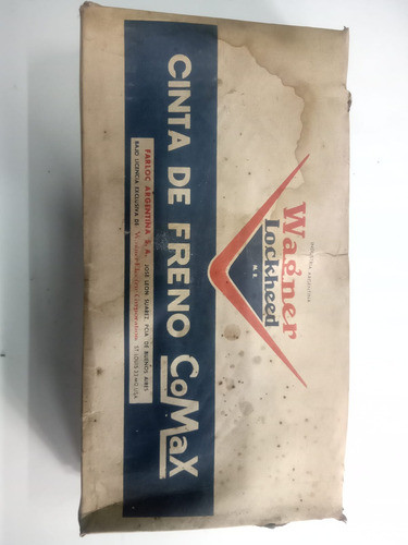 Cinta De Freno Wegner Lockheed..st 3uni/ Caja Con Dos Juego 0