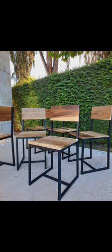 Sillas Hierro Y Madera Wood 0