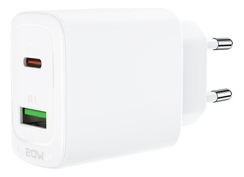 Adaptador Pared 20w Usb-c + Usb-a Acefast A25 0