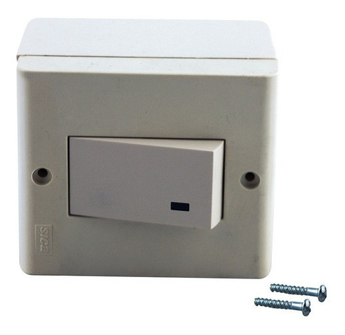 Llave Exterior Caja Armada 1 Pulsador Blanco Sica Oficial 0