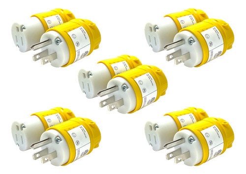 Sintron Extremos De Cable De Extensin Macho Y Hembra, Enchuf 0