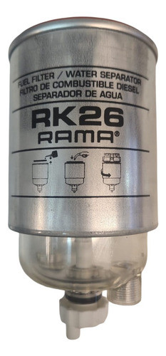 Rama Rk26 - Filtro Repuesto Elemento Separador De Agua 0
