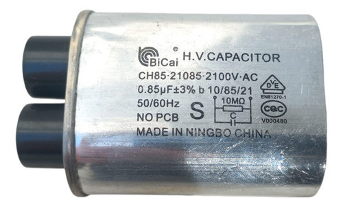 Capacitor Para Microondas 0.85 Mf Importado 0