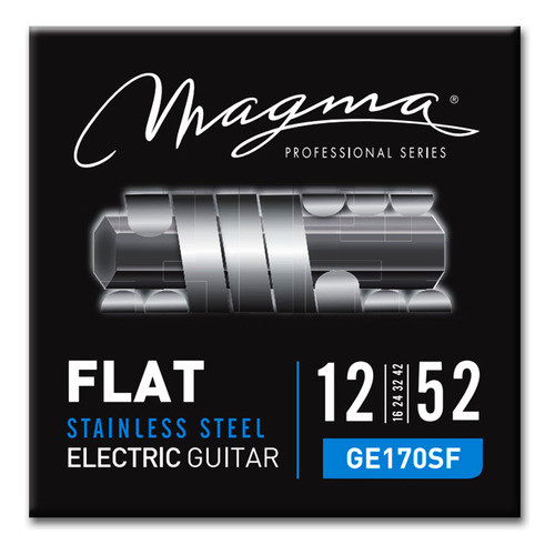 Cuerdas Guitarra Electrica Lisas Magma 012-52 Encordado Flat 0