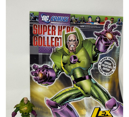 Eaglemoss Figura Muñeco Plomo Dc Comics Lex Luthor #11 0