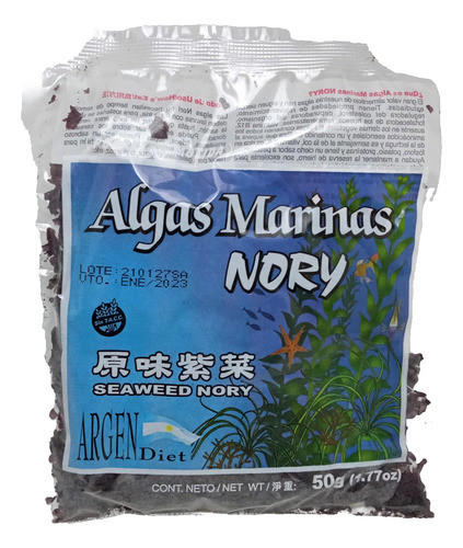 Alga Marina Nory Molida 50 Gr Premium 0