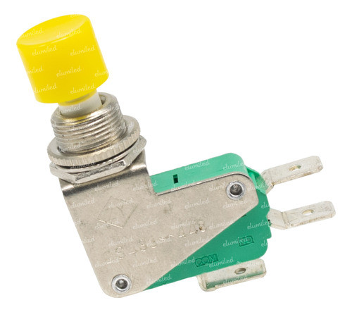 Pulsador Push Switch Interruptor 16a Amarillo Na Nc 0