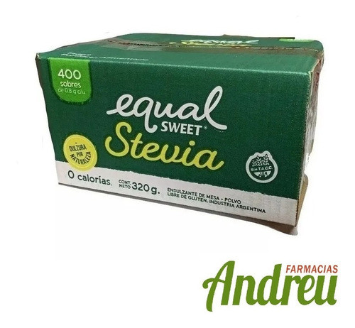 Equalsweet Stevia X 400 Sobres 0