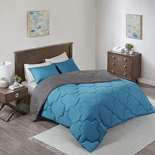 Juego De Edredón Reversible Comfort Spaces Vixie - Funda Aco 0