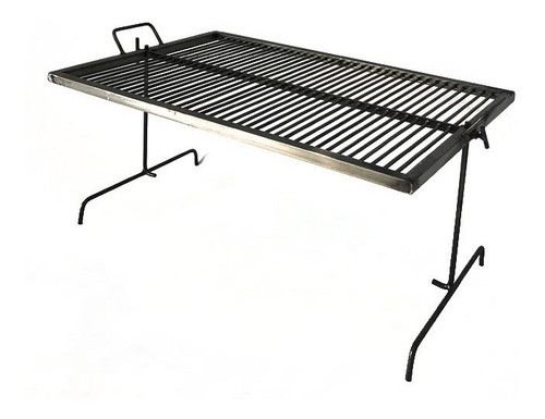 Parrilla De Camping Desarmable Regulable 80x50 Cm 0