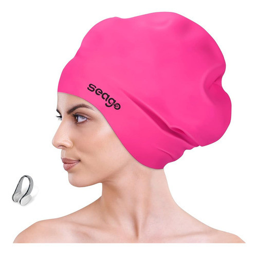 ~? Seago Gorro De Baño Extra Grande Para Trenzas Y Rastas Go 0