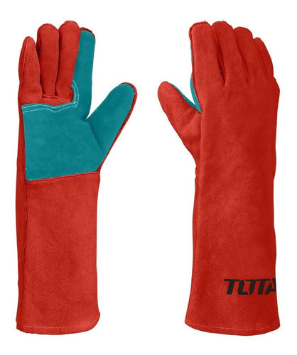 Guantes De Soldar Soldador Largo 16'' Total Tsp15161 0