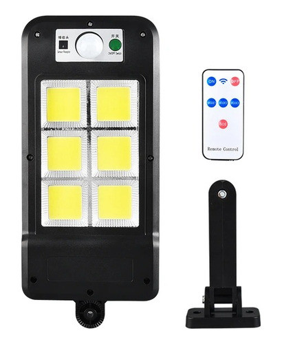 Reflector Cob Luz Panel Solar Exterior Control Soporte 0