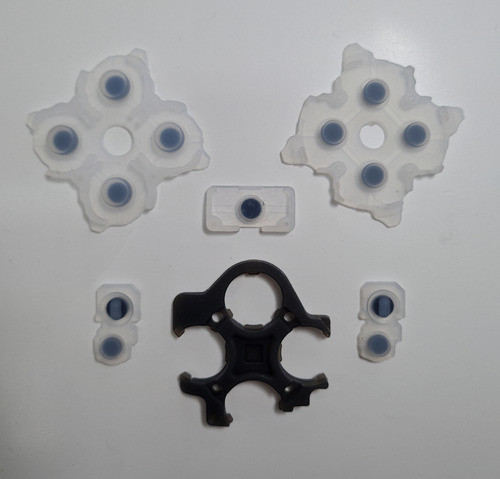 Set Gomas Conductoras Originales Joystick Ps5 Version V2.0 0