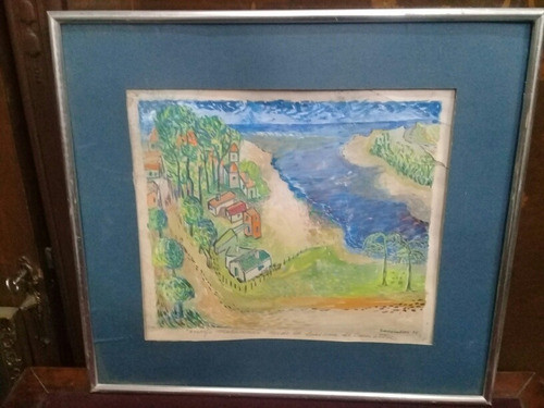 Cuadro Acuarela Del Autor Nicolás Cacciatore 0