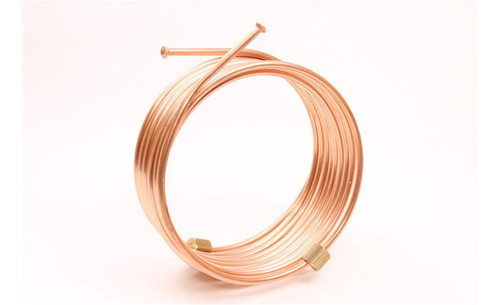 Cañeria Aceite Cobre 4 Mts Rosca 3/8 Nf 0