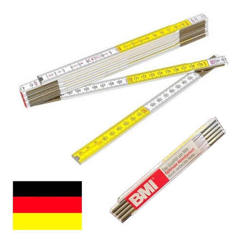 Metro Plegable De Madera Bmi 2mts Aleman | Ed 0
