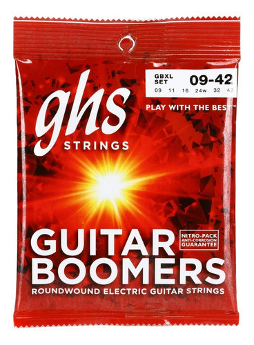 Encordado Para Guitarra Electrica Ghs Boomers 09-42 Usa 0