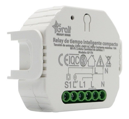 Relay Switch Inteligente Wifi 1 Salida Smartlife Gralf Tuya 0
