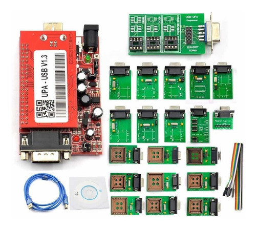 Programador Upa V1.3 Programación De Ecu Con Adaptadores Ful 0