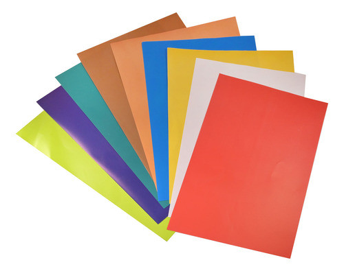 Forro De Papel Para Cuaderno Celeste X50- Goldin Papeleria 0