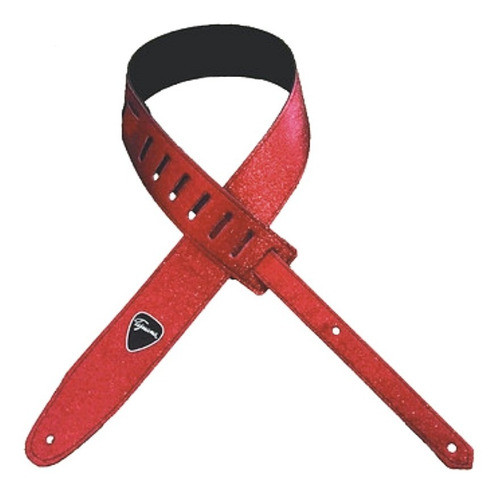 Correa Tijuana De Cuero Para Guitarra / Bajo Ajustable Glam 0