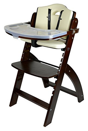 Abiie Beyond Silla Alta De Madera Con Bandeja. La Solución P 0